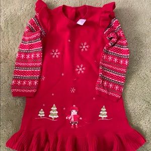 Girls winter sweater dress